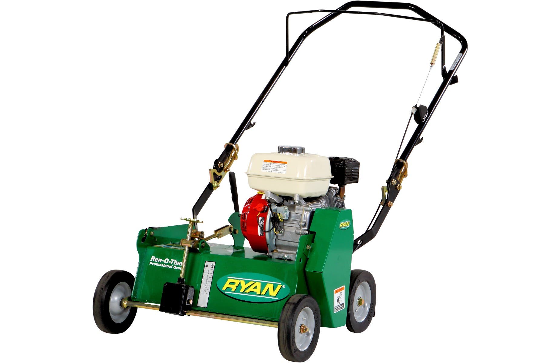 Power rake tines top